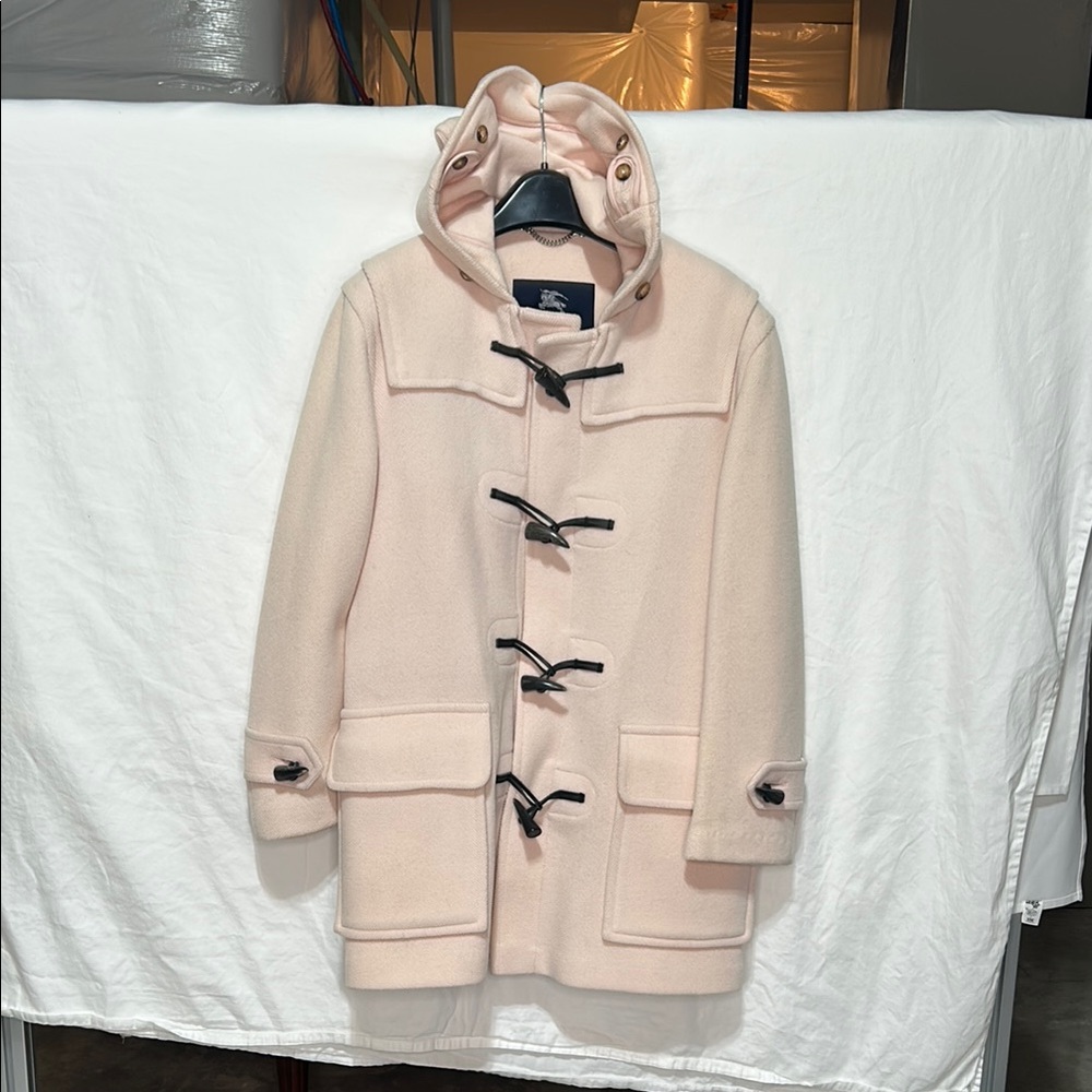 Burberry Light Pink Toggle Utility Jacket